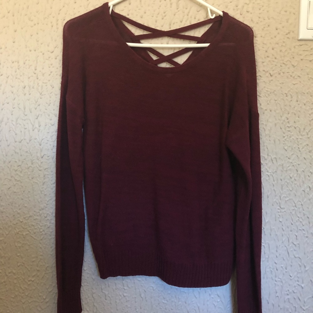 Maroon Sweater Size Small
